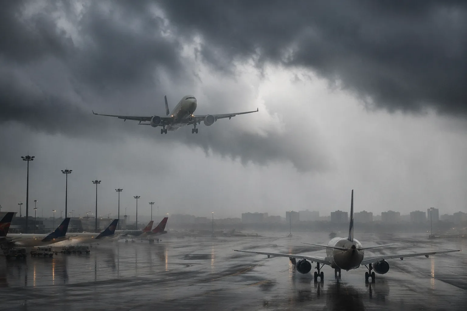 Heavy winds cause flight disruptions at Chennai airport