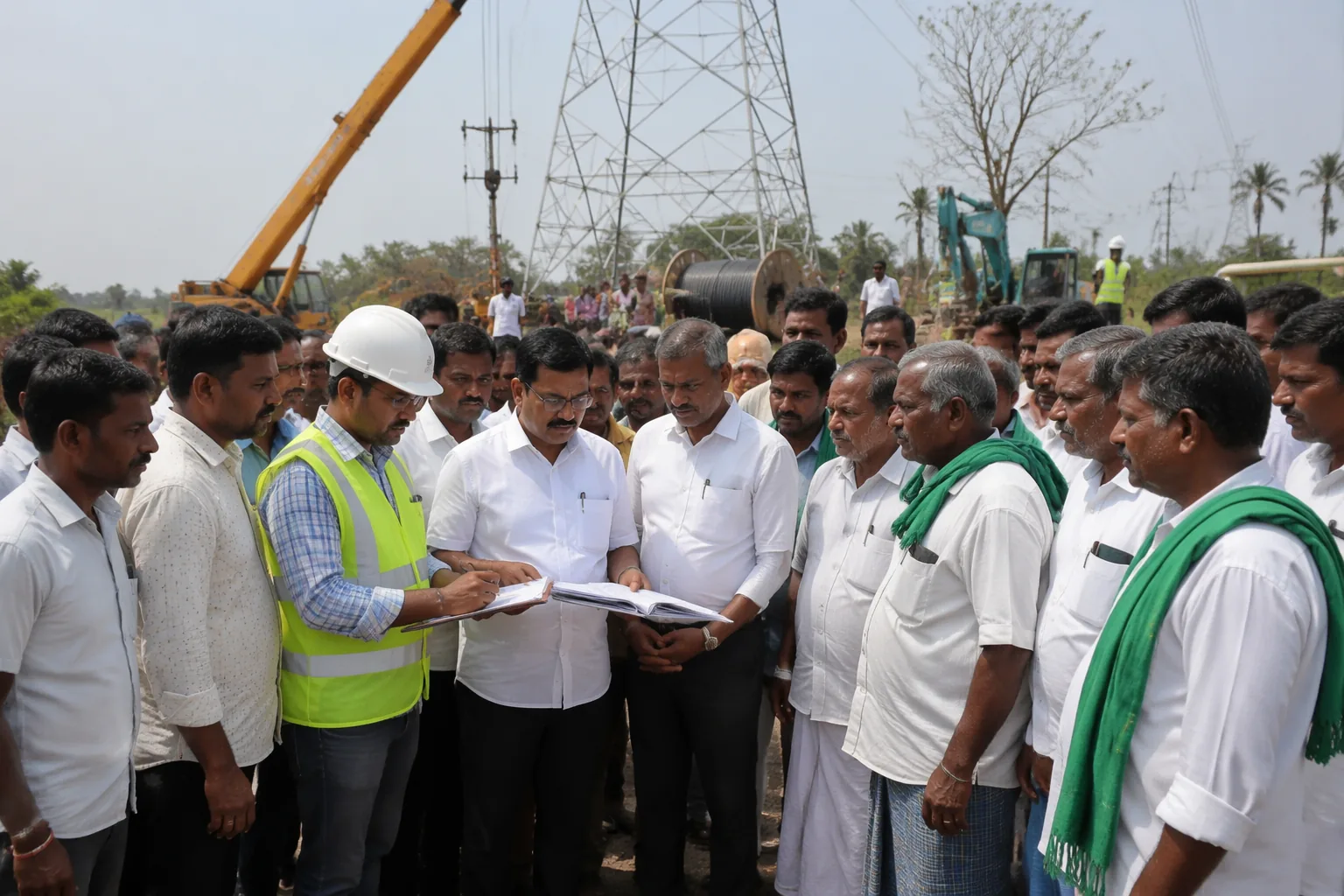 Farmers End 15-Year Stalemate, KPTCL Project Resumes in Mysuru