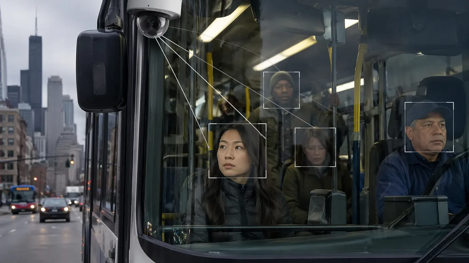 Facial recognition on public buses sparks privacy concerns in U.S. city