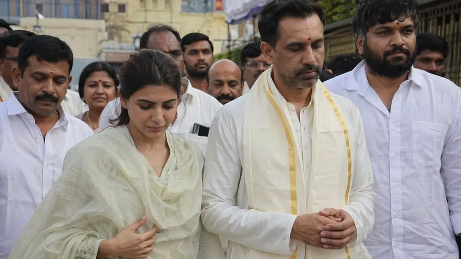 सामंथा ने 'मां इंटी बंगारम' के लिए तिरुपति में पूजा की