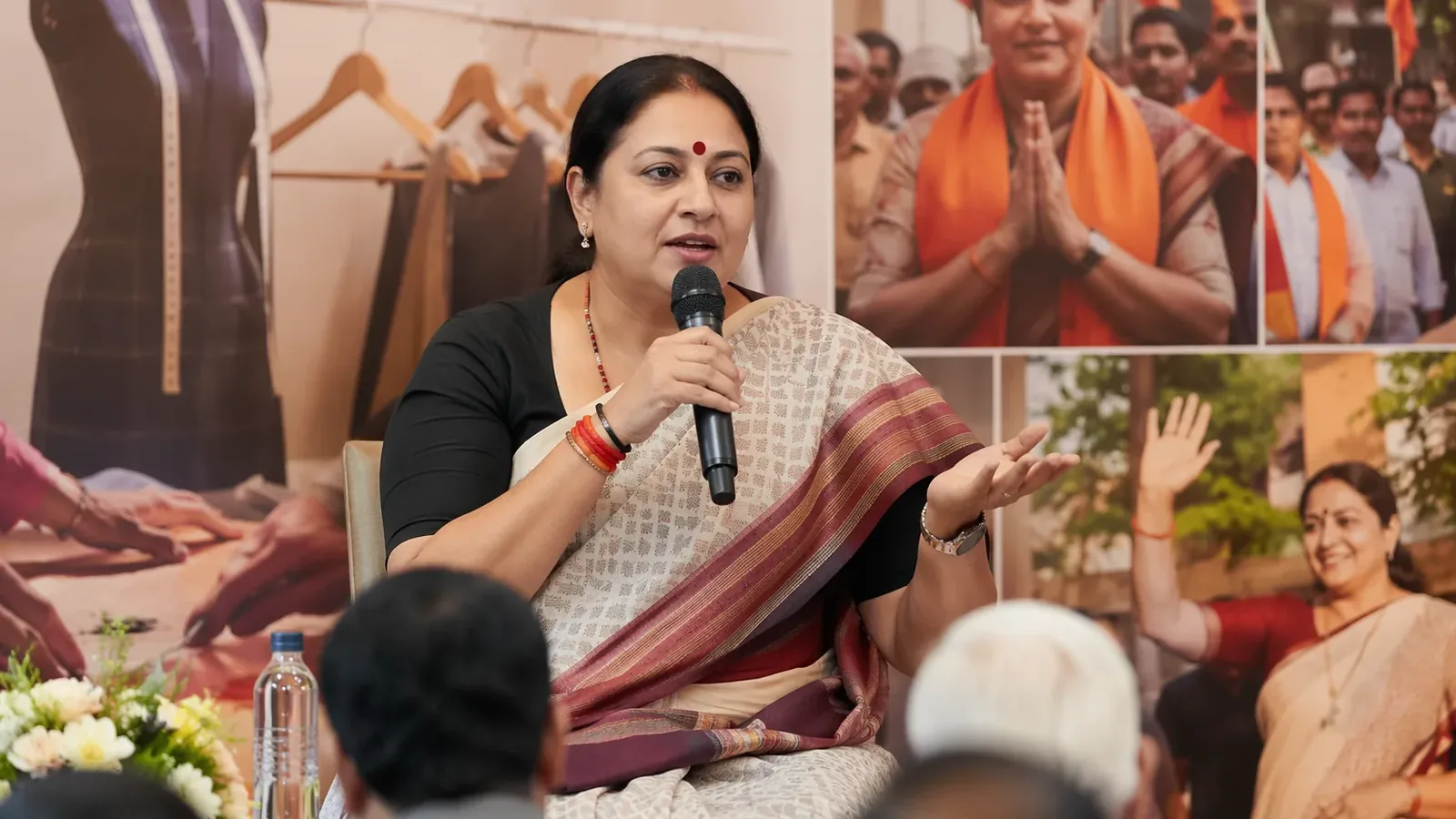 अग्निमित्रा पॉल ने इवेंट में फैशन से राजनीति तक का सफर साझा किया