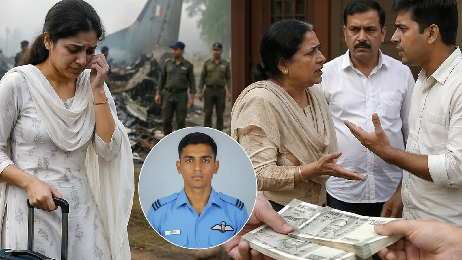शहीद शुभम की पत्नी 21 लाख लेकर मायके गई, परिवार में विवाद बढ़ा