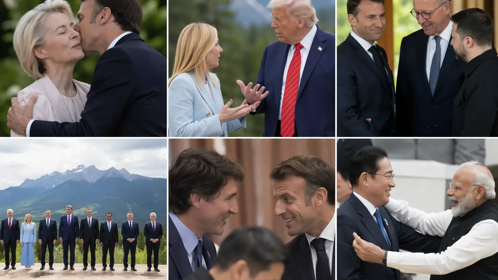 G7 समिट में मोदी-ट्रंप की मुलाकात के 7 वायरल पल