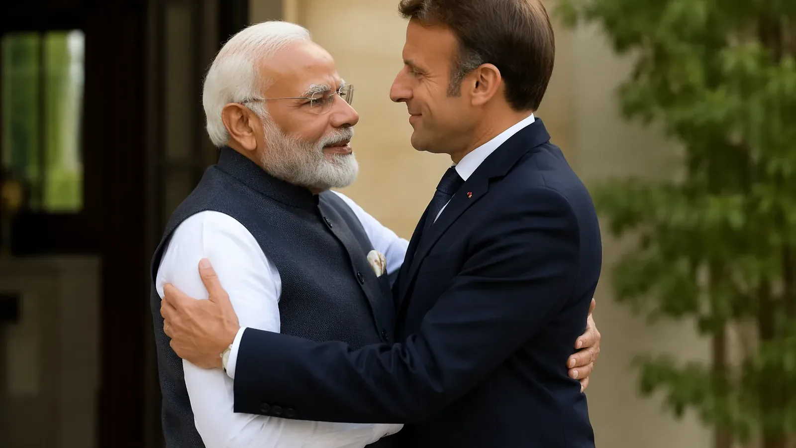 फ्रांस के राष्ट्रपति मैक्रों ने मोदी को हिंदी में विदाई दी
