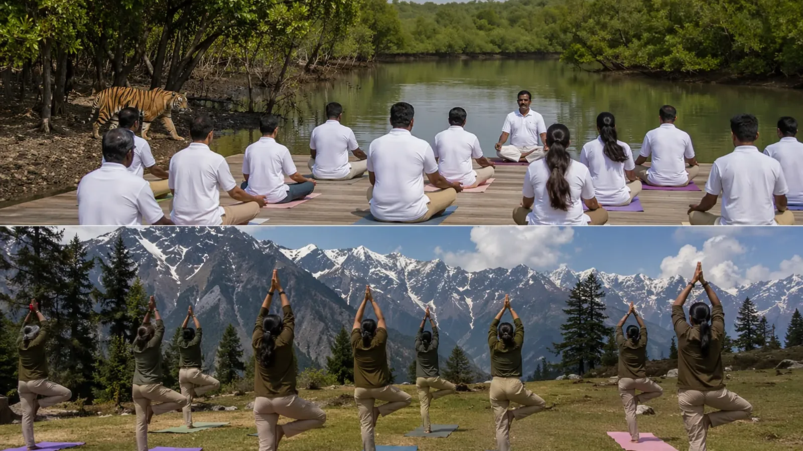 पश्चिम बंगाल के जंगलों में योग की नई पहल शुरू