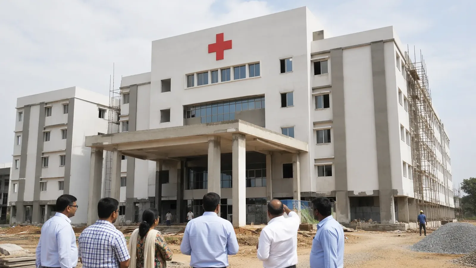 काकीनाडा में रेड क्रॉस कैंसर अस्पताल का निर्माण 80% पूरा