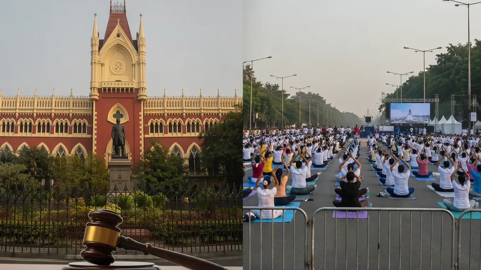 कोलकाता हाई कोर्ट ने योग दिवस पर रेड रोड ट्रैफिक रोकने का फैसला बरकरार रखा