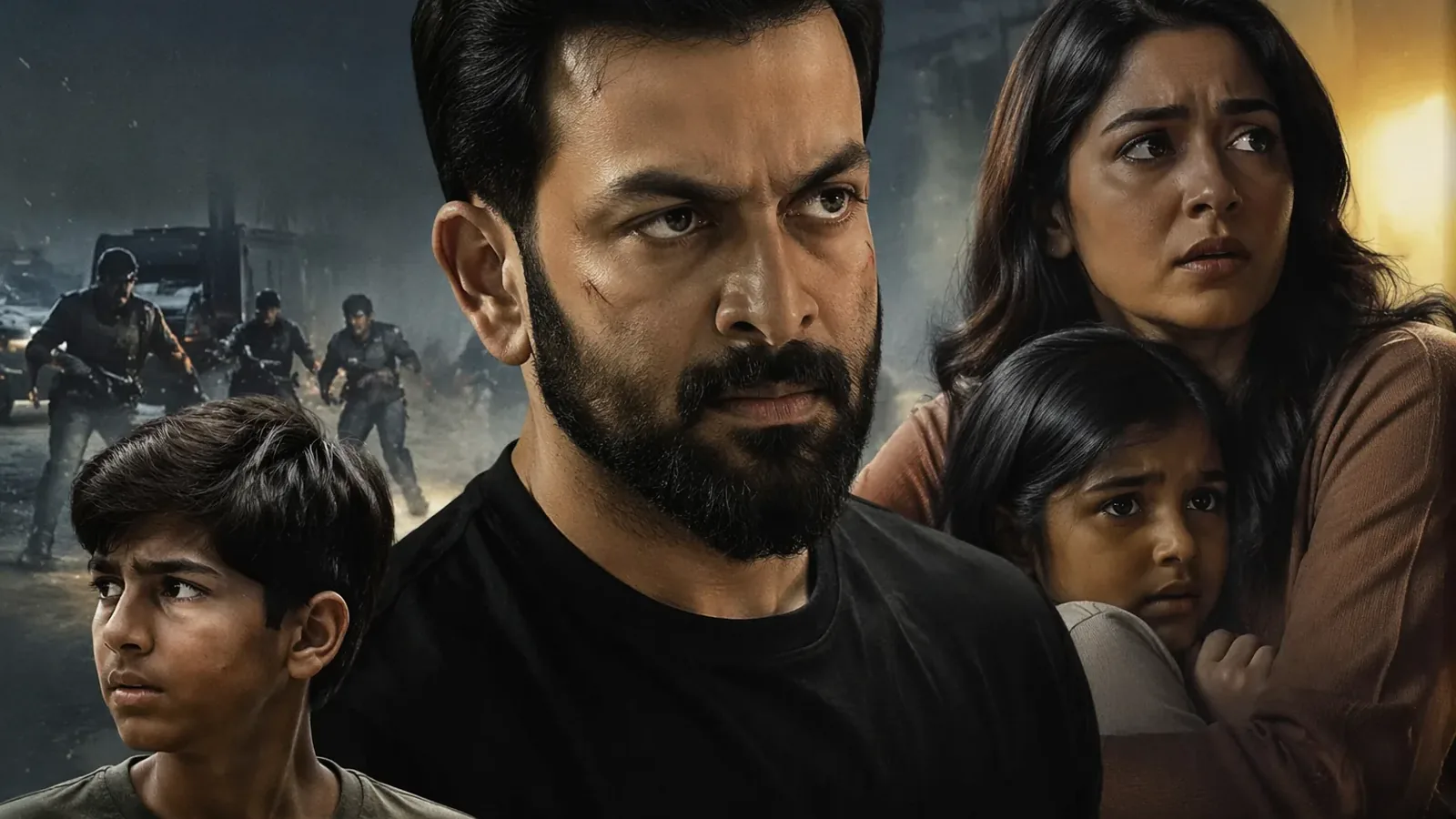 Prithviraj Sukumaran's reckless choices threaten family safety in *I, Nobody