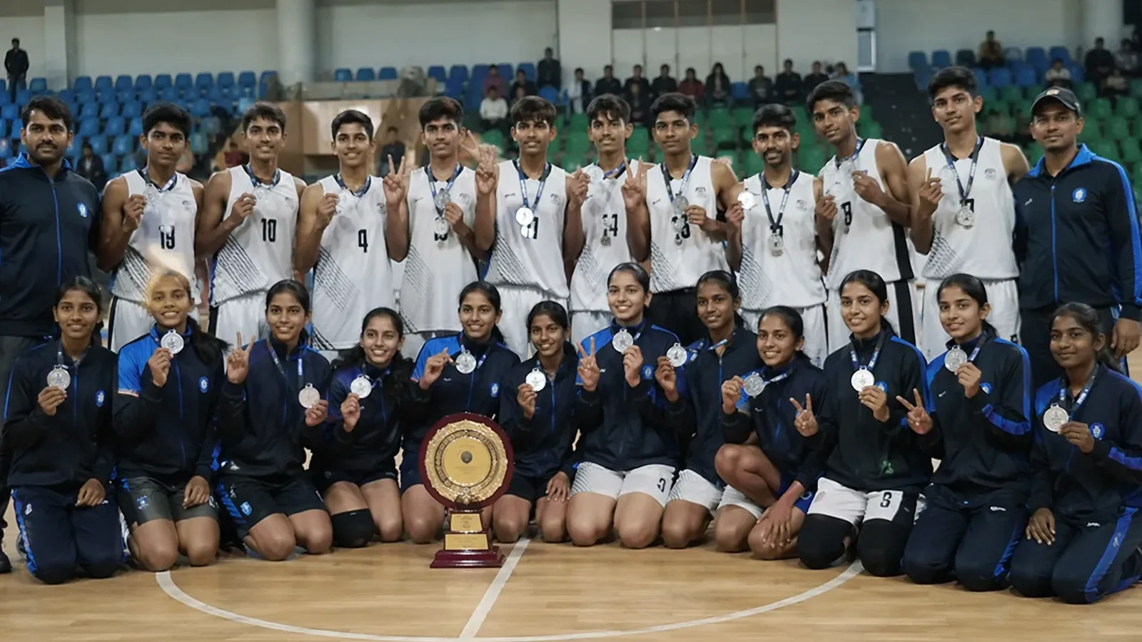 जयपुर की लड़के-लड़की टीम ने बास्केटबॉल चैंपियनशिप में सिल्वर जीता