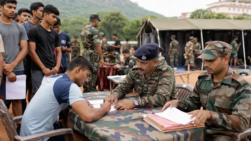 विशाखापट्टनम में 3 से 20 सितंबर तक आर्मी भर्ती रैली