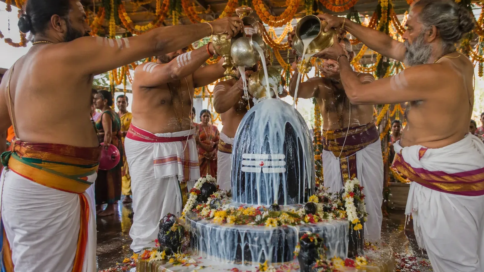 श्रीशैलम में वरुण यज्ञ का तीसरा दिन, बारिश और फसल के लिए प्रार्थना