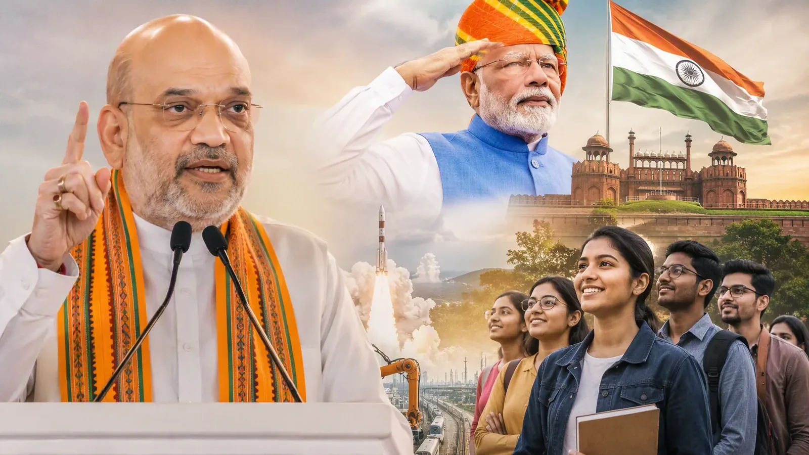 मोदी का भाषण 'विकसित भारत' की दिशा में अहम मील का पत्थर: अमित शाह