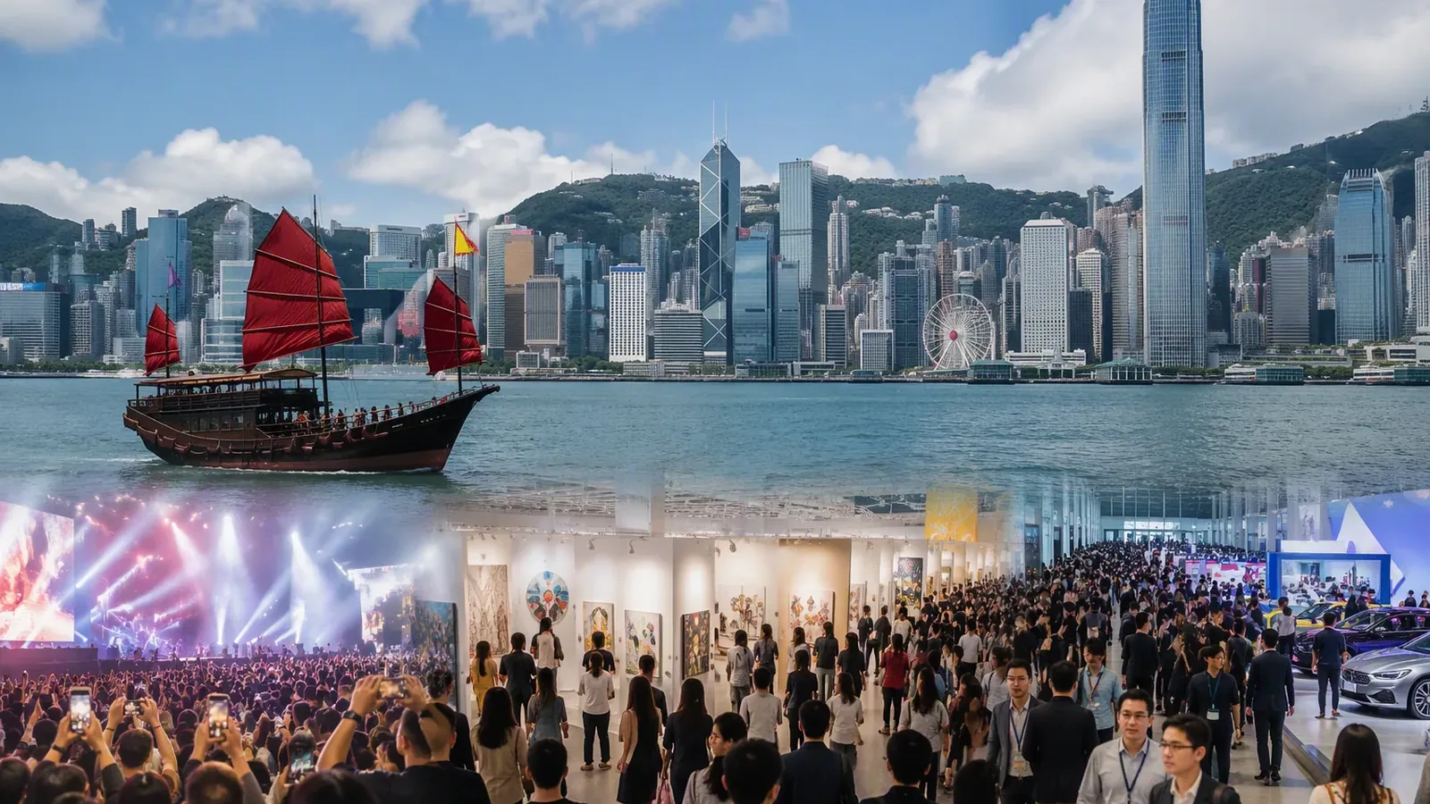 हांगकांग के मेगा इवेंट्स ने पहले छह महीनों में HK$5.8 अरब कमाए
