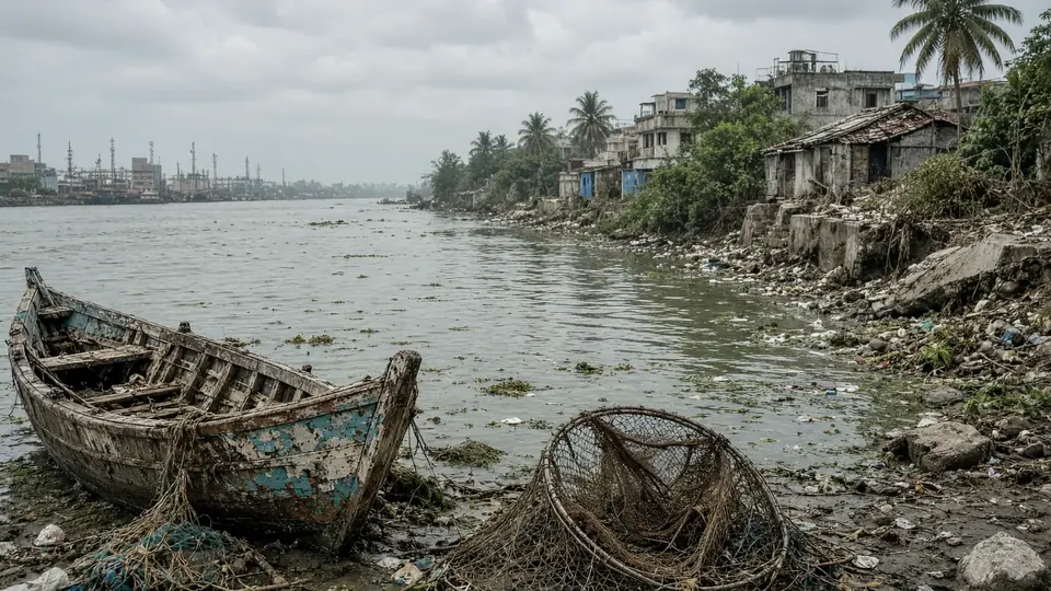 Chennai's inland fishing decimated by pollution, encroachments, and river neglect