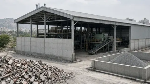 Hyderabad opens new construction waste station to curb illegal dumping