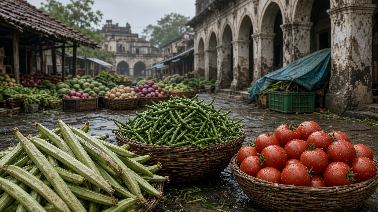 Prices of vegetables, except for drumsticks and beans, remain stable in Yadgir