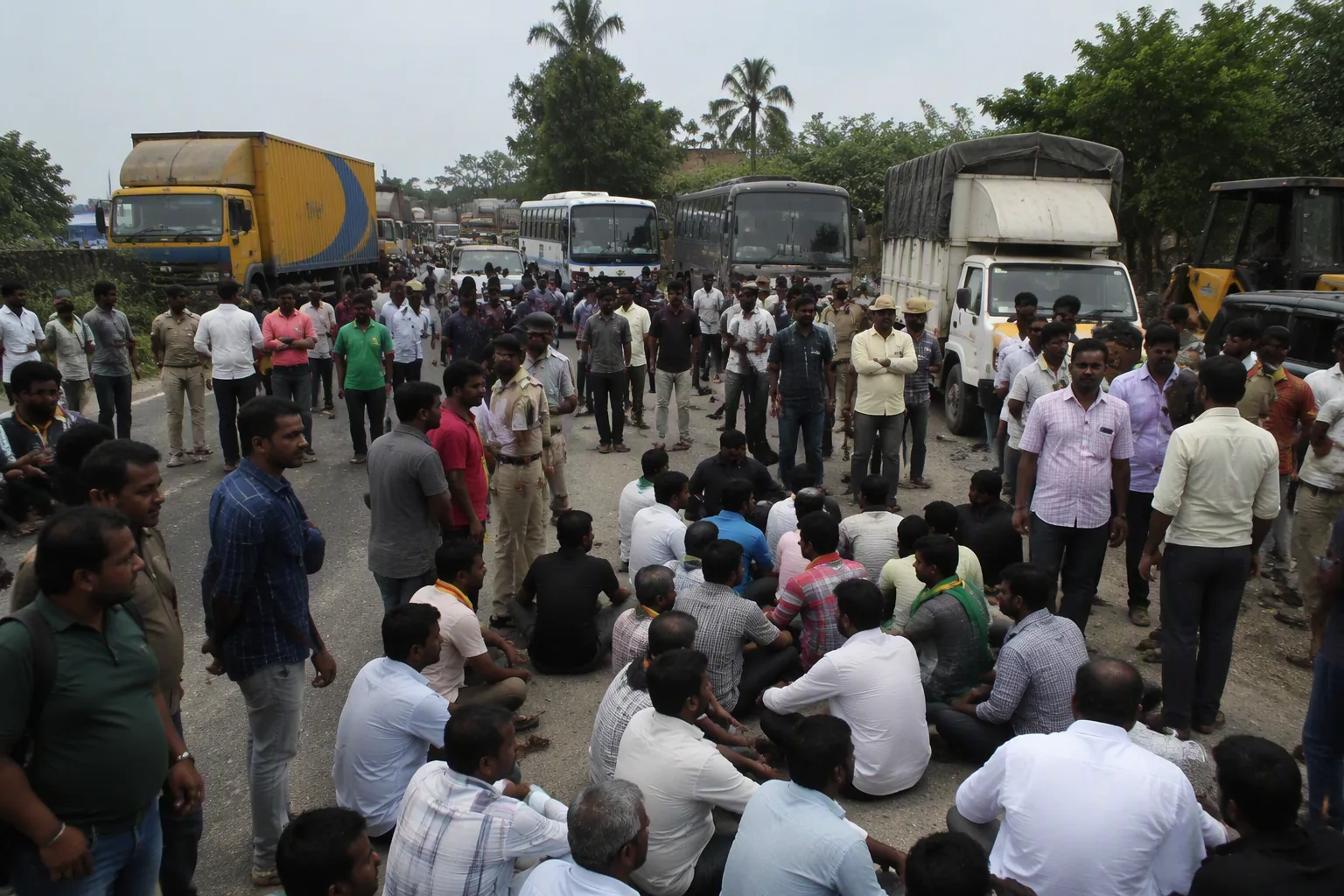 Cauvery water dispute reignites as Karnataka-Tamil Nadu protests disrupt traffic