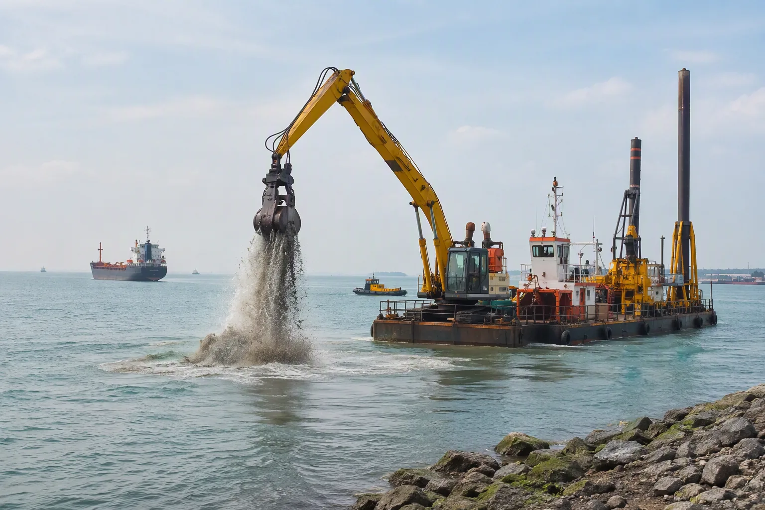 Dredging of Pamban Canal Nearly Complete for Improved Navigation