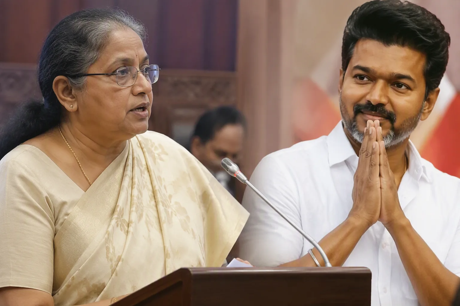 Finance Minister Calls CM Vijay 'Jananayagan' in Budget Speech