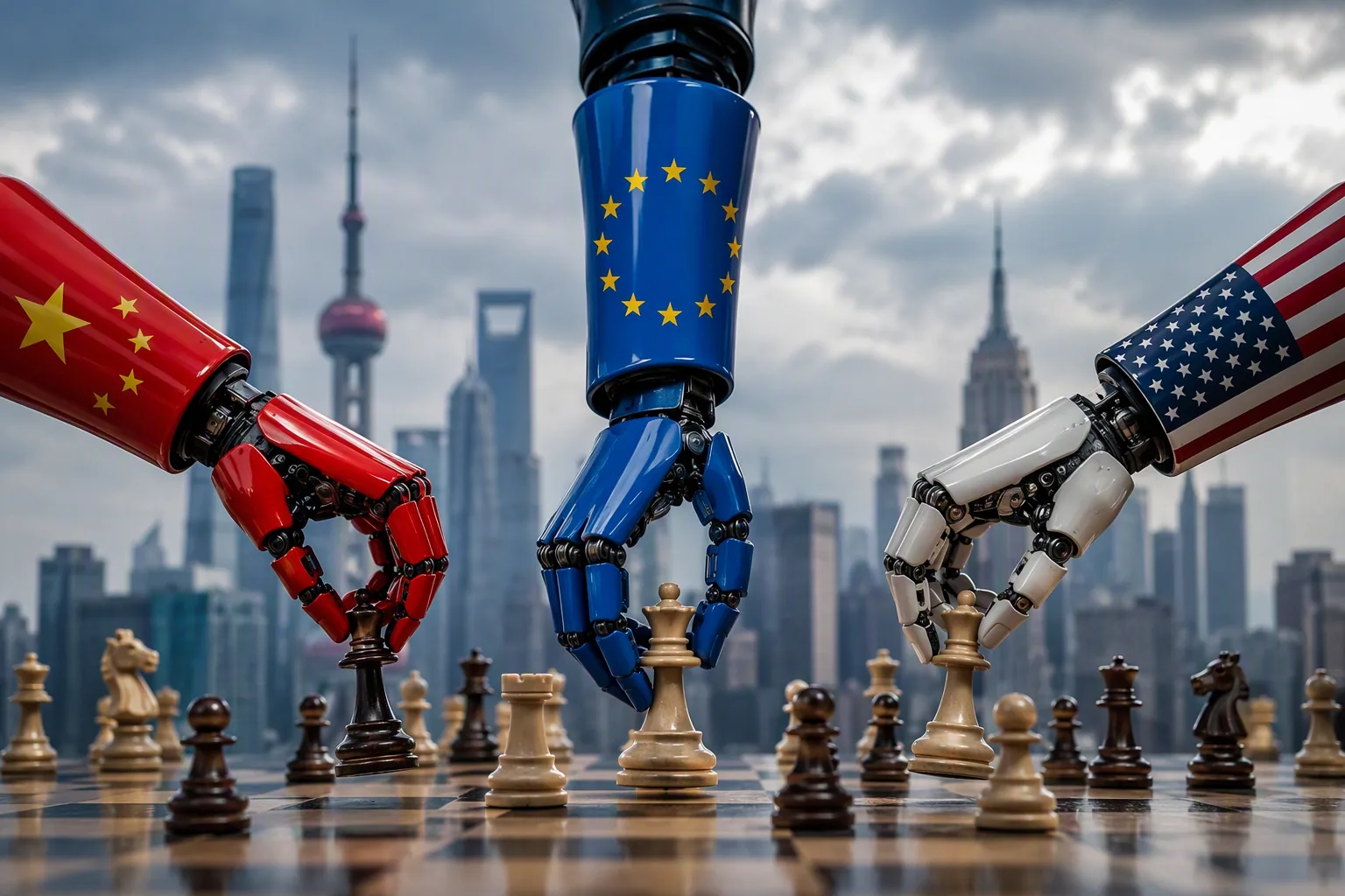 China promotes AI models in Europe to challenge US dominance
