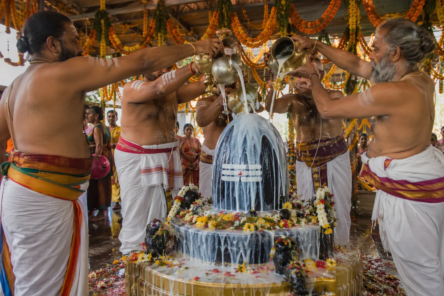 श्रीशैलम में वरुण यज्ञ का तीसरा दिन, बारिश और फसल के लिए प्रार्थना