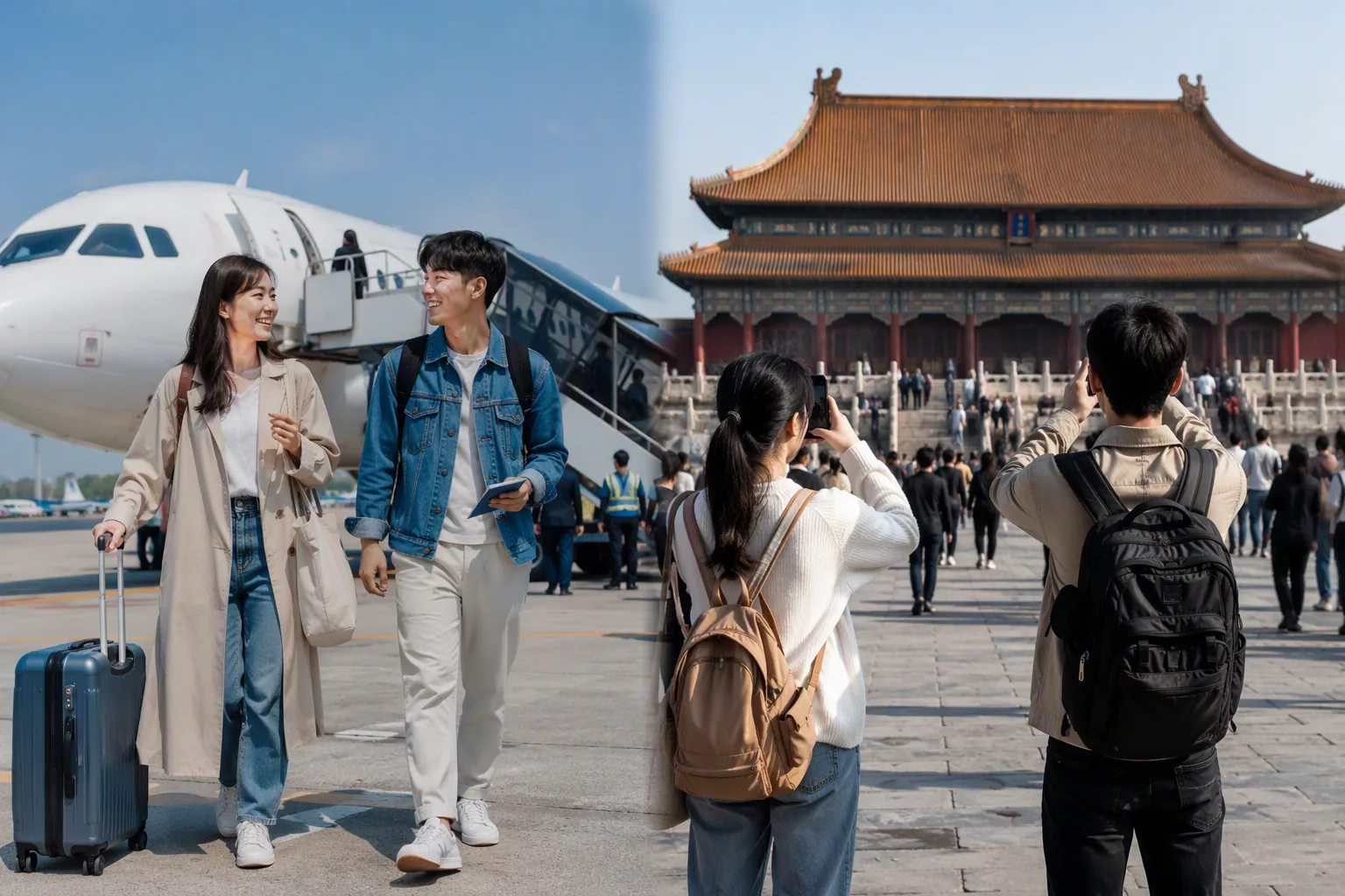 Visa-Free Travel Sparks 16% Increase in South Korean Trips to China