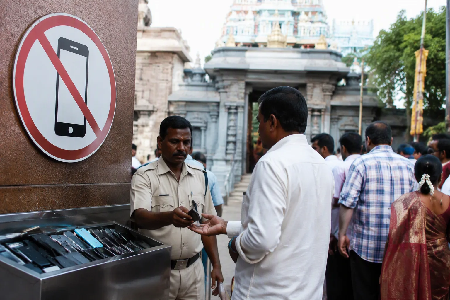 Kanaka Durga Temple Bans Mobile Phones to Enhance Security and Experience