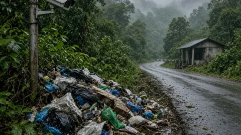 Dumping menace leaves forest fringes of Erumely in Keralam under siege