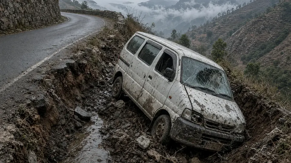 Maruti Eeco crashes into ditch in Poonch, kills six, child critical