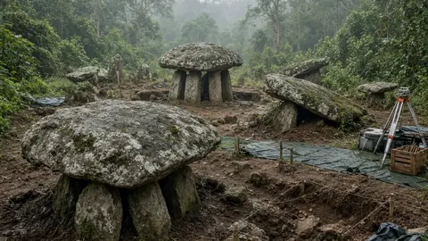 Kerala archaeology team to restore seven collapsed megalithic umbrella stones after Onam