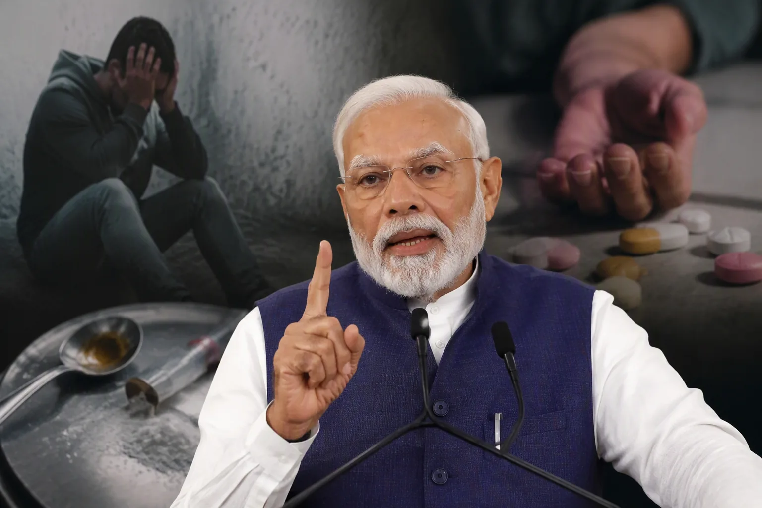 पीएम मोदी ने एंटी-ड्रग्स कैंपेन में नशे के खतरों पर दिया जोर