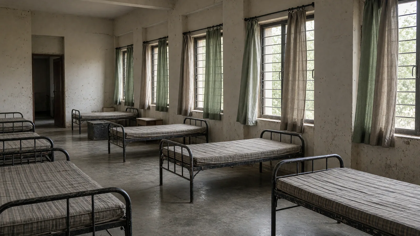 Over 100 girls hostel students force officials to promise beds and curtains