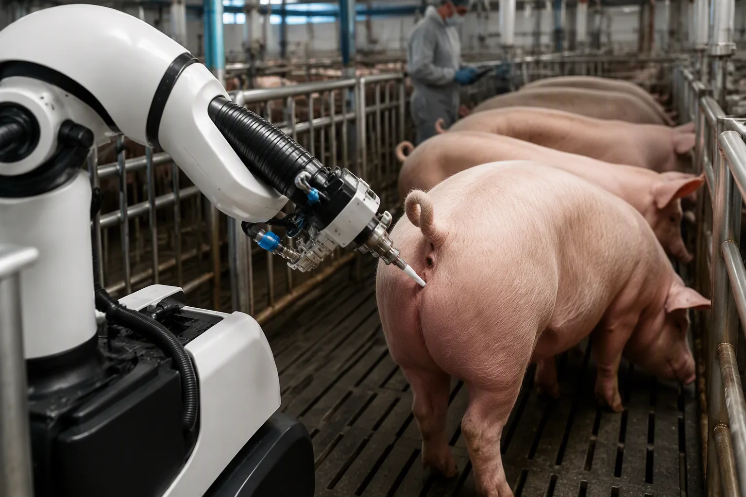 Chinese AI Robot Achieves 93% Accuracy in Pig Vaccination