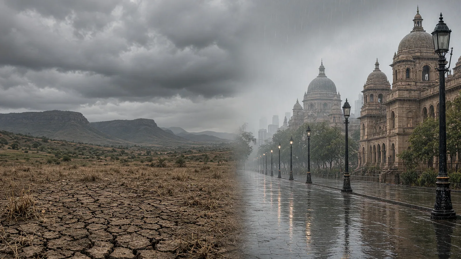 Maharashtra's Monsoon Stalls as Delhi Prepares for Light Rain