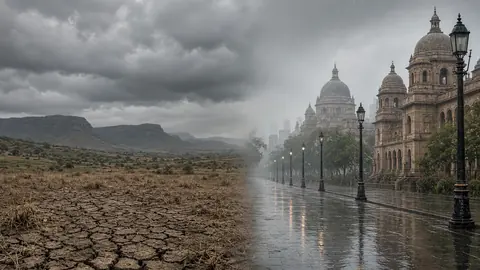 Maharashtra's Monsoon Stalls as Delhi Prepares for Light Rain