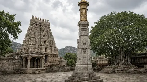 New Dhwajastambham consecrated at Siddhavatam temple in Nandyal district