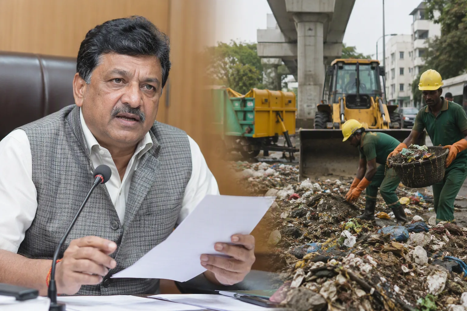 Bengaluru Minister Orders Notices to Departments Over Waste Management Failures
