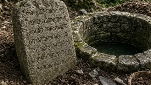 Hero stone inscription from the Fifth Century unearthed