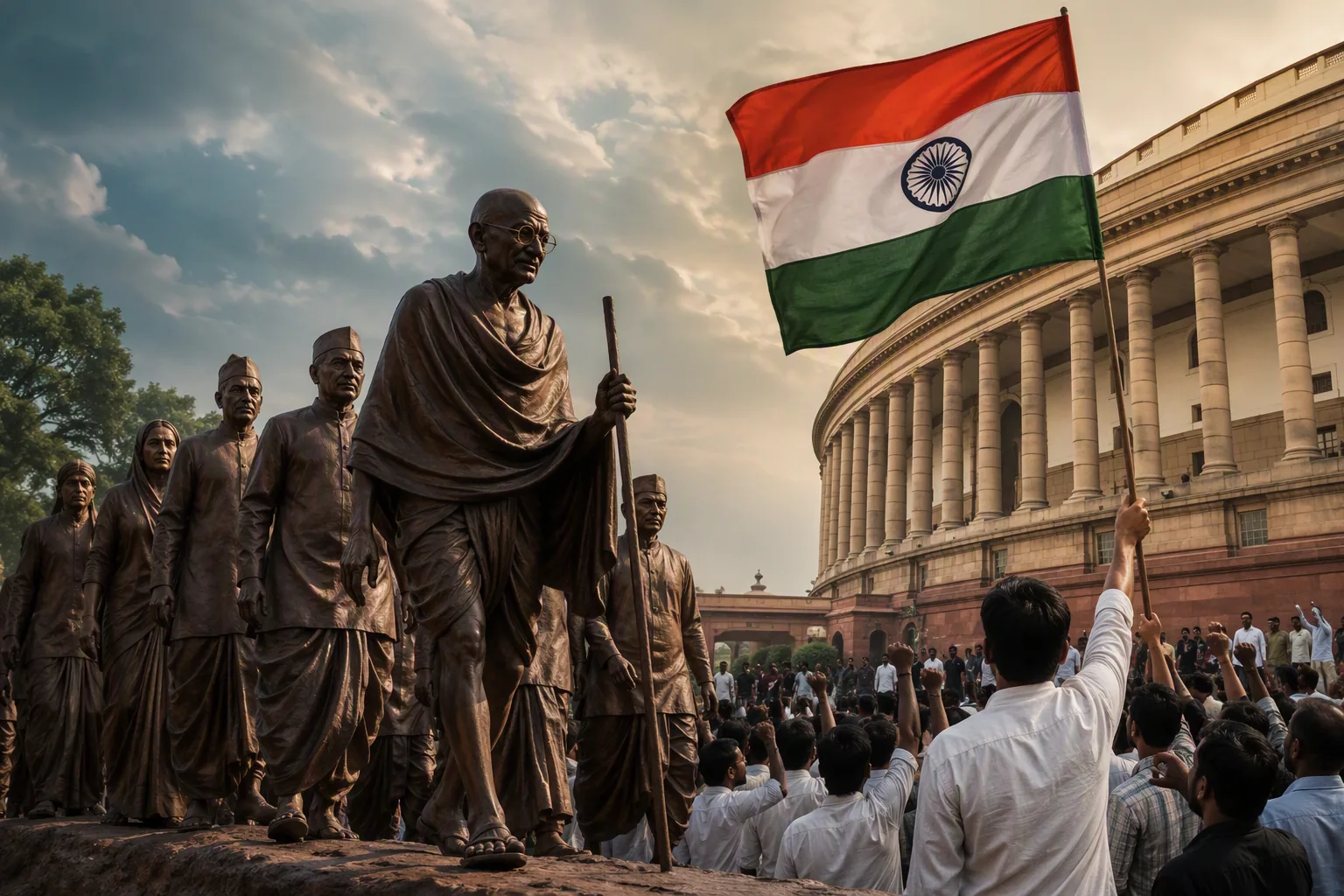 Congress Leaders Urge Protection of Constitutional Values on Quit India Anniversary
