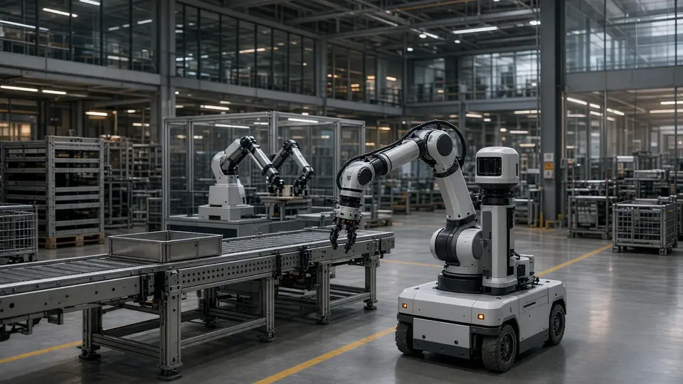 Chinese robotics firms prioritize wheels over legs for warehouse efficiency