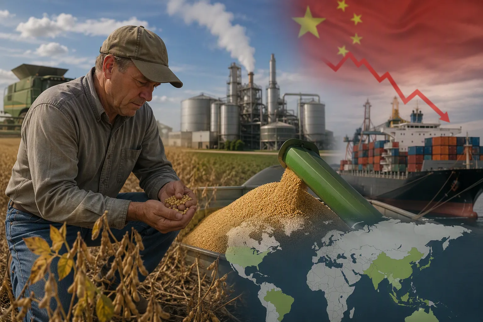 US soybean farmers pivot to biofuels amid declining Chinese demand