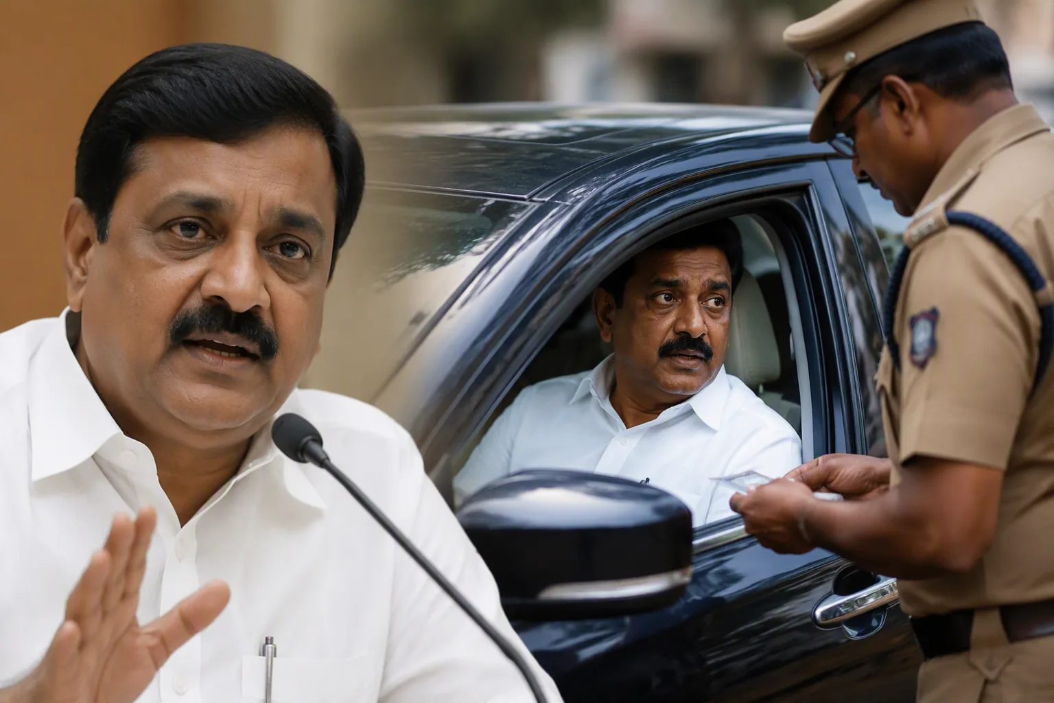 Kerala MLA C.R. Mahesh apologises for not wearing seat belt