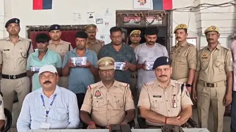 Four members of Sansee gang arrested for train thefts in Mirzapur