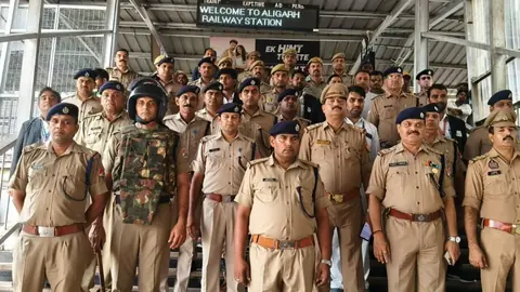 अलीगढ़ जंक्शन पर सुरक्षा के लिए मॉक ड्रिल का आयोजन