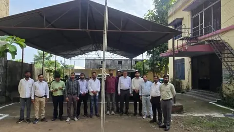 श्रावस्ती में स्वतंत्रता दिवस पर ध्वजारोहण, देशभक्ति का जश्न मनाया गया