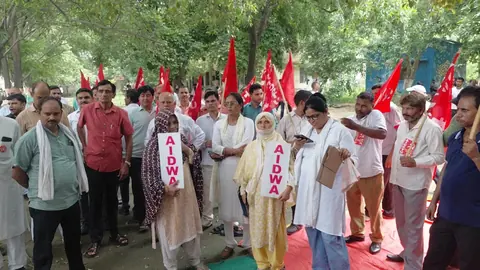 किसानों और मजदूरों का ग्रेटर नोएडा में 'जेल भरो आंदोलन'
