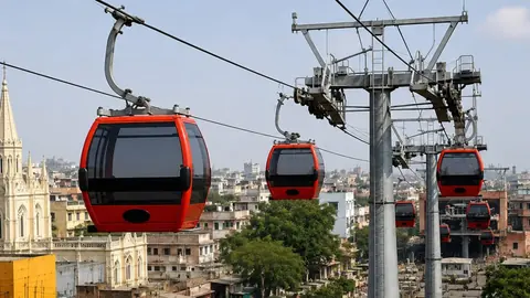 वाराणसी में रोपवे परियोजना का परीक्षण संचालन शुरू, सुरक्षा जांच जारी