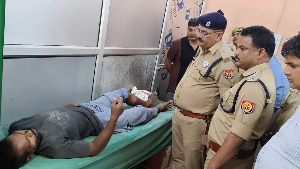 पुलिस मुठभेड़ में बदमाश घायल