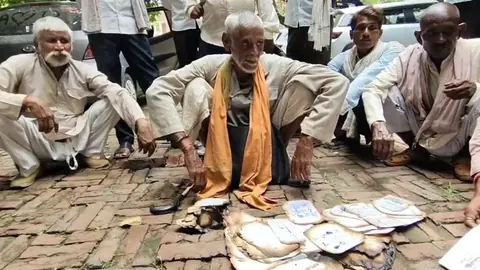 गजराज ने मुवावजे के लिए कलेक्ट्रेट में लगाई गुहार