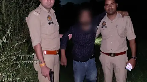 बुलंदशहर में पुलिस की मुठभेड़ में चैन स्नैचिंग का आरोपी गिरफ्तार